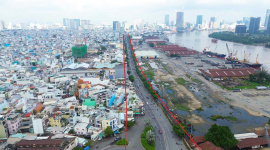 Đề xuất mở rộng đường Nguyễn Tất Thành đồng bộ đường sắt Bến Thành