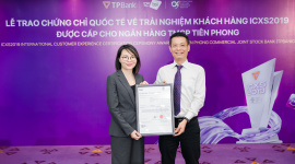 TPBank chính thức trở thành ngân hàng đầu tiên tại Việt Nam chinh phục được chứng chỉ Trải nghiệm khách hàng quốc tế ICXS2019