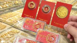 Giá vàng lao dốc đầu tuần