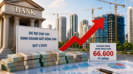 8 ngân hàng bơm thêm 66.000 tỷ cho kinh doanh bất động sản: Gần một nửa đến từ nhà băng tư nhân lớn nhất hệ thống