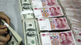 Đồng nhân dân tệ tăng lên mức cao nhất trong ba năm so với đồng USD