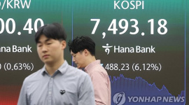 Chứng khoán Hàn Quốc rơi tự do sau khi vượt mức đỉnh lịch sử 8.000 điểm
