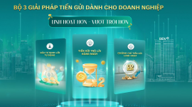 BIDV cung cấp giải pháp tiền gửi vượt trội cho doanh nghiệp