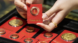 Giá vàng bật tăng trong phiên đầu tuần