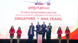 Vietjet mở đường bay Nha Trang – Singapore trước sự chứng kiến của Tổng Bí thư, Chủ tịch nước Tô Lâm