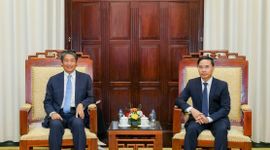Thống đốc Phạm Đức Ấn tiếp Đại sứ đặc mệnh toàn quyền Nhật Bản tại Việt Nam