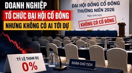 Độc lạ: công ty có doanh thu bằng 0, không ai đến dự đại hội cổ đông, giá cổ phiếu 1.300 đồng