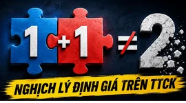Nghịch lý định giá trên thị trường chứng khoán: 1+1 không bằng 2!