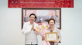 Bà Nguyễn Thị Nga được bầu làm Chủ tịch Hội Doanh nhân Tư nhân Việt Nam