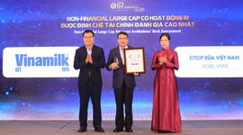 Vinamilk được giới đầu tư ghi nhận nhờ cam kết tạo giá trị dài hạn