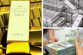 Giá vàng tăng mạnh, vượt mốc 150 triệu đồng/lượng