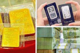 Vàng nhẫn lại “vượt mặt” vàng miếng, áp sát mốc 154 triệu đồng/lượng