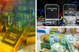 Giá vàng giảm sâu phiên cuối, nhà đầu tư vẫn “lãi” 2,6 triệu đồng/lượng sau một tuần qua