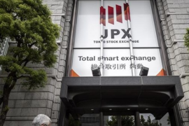 Chứng khoán Nhật Bản và Hàn Quốc dẫn đầu đà giảm tại châu Á