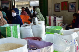 Gạo Thái bật lên mức cao nhất bốn tháng do lo ngại nguồn cung