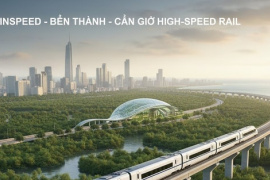 VinSpeed đề xuất dự án đường sắt Bến Thành-Cần Giờ tại TPHCM, vốn đầu tư 85.650 tỷ đồng