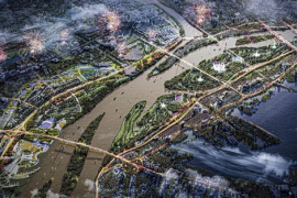 Hà Nội phê duyệt chủ trương đầu tư dự án Trục đại lộ cảnh quan sông Hồng