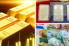 Giá vàng và bạc đều quay đầu giảm sâu