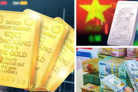 Giá vàng và bạc giảm sâu