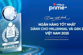 VPBank Prime là thương hiệu tài chính đầu tiên được vinh danh “Ngân hàng tốt nhất dành cho Millennial và Gen Z Việt Nam 2025”