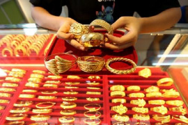 Giá vàng tăng phiên thứ ba liên tiếp nhờ kỳ vọng Mỹ hạ lãi suất