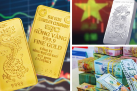 Giá vàng và bạc bật tăng mạnh ngày cuối tuần