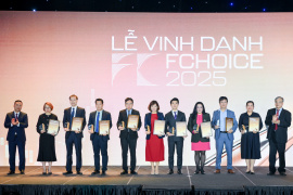 Lễ trao giải FChoice 2025: Vinh danh những thành tựu đầu tiên của Việt Nam trong Kỷ nguyên vươn mình