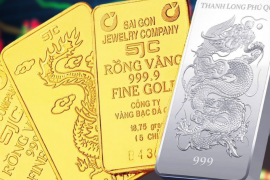 Giá vàng, bạc trong nước điều chỉnh tăng mạnh vào chiều nay