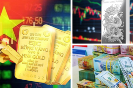 Giá vàng bạc lập đỉnh mới, tăng mạnh ngay phiên đầu tuần