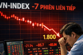Chuỗi giảm điểm dài nhất 7 năm của chứng khoán Việt Nam bao giờ kết thúc?