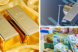 Giá vàng lên vượt mốc 190 triệu đồng/lượng, bạc lập đỉnh mới