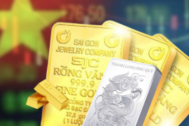 Giá bạc giảm, vàng chững lại