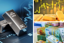 Giá vàng và bạc cùng điều chỉnh tăng