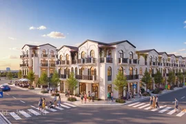 Golden Boulevard đưa nhà phố thương mại phong cách Địa Trung Hải lên ngôi