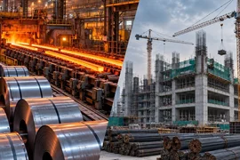 Cùng hưởng lợi từ nhu cầu xây dựng tăng, lợi nhuận doanh nghiệp thép và xây lắp tăng giảm trái chiều