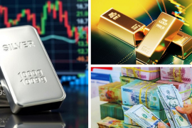 Giá vàng “đứng yên”, bạc nhích nhẹ