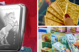 Giá vàng chững lại, bạc quay đầu giảm