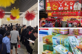 Giá vàng, bạc giảm nhẹ ngày vía Thần Tài