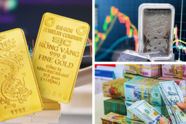 Giá vàng bạc cùng “ấm” lên