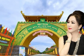Khu du lịch Đại Nam của vợ chồng bà Nguyễn Phương Hằng có thông báo mới liên quan đến khu đền rộng 5.000m2