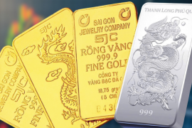Giá vàng giảm sâu phiên cuối tuần, bạc “bốc hơi” gần 4 triệu đồng/kg