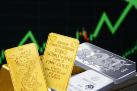 Giá vàng lao dốc, bạc “bốc hơi” gần 4 triệu đồng/kg