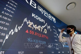 Chứng khoán châu Á tăng điểm dù tình hình Trung Đông vẫn căng thẳng