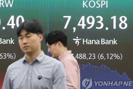 Chứng khoán Hàn Quốc rơi tự do sau khi vượt mức đỉnh lịch sử 8.000 điểm