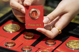 Giá vàng bật tăng trong phiên đầu tuần