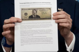 Chính quyền Mỹ xem xét phát hành tiền 250 USD kỷ niệm 250 năm lập quốc