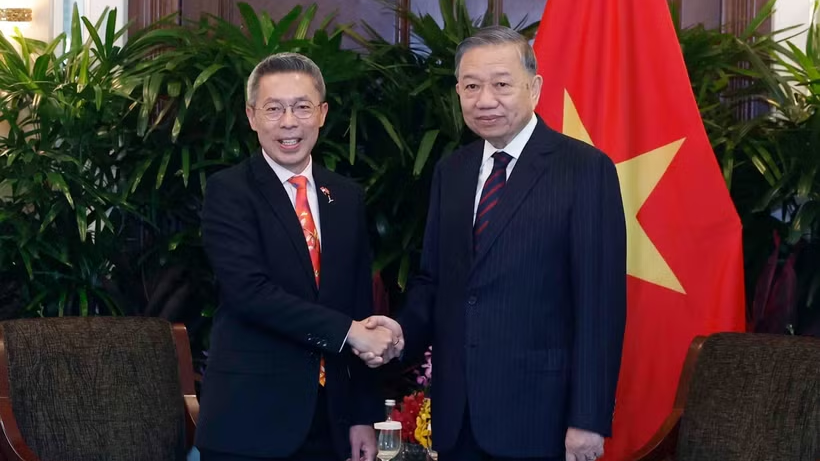 Tổng Bí thư, Chủ tịch nước Tô Lâm tiếp các doanh nghiệp lớn của Singapore