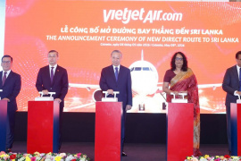 Chào mừng chuyến thăm của Tổng Bí thư, Chủ tịch nước Tô Lâm, Vietjet mở đường bay đầu tiên đến Sri Lanka