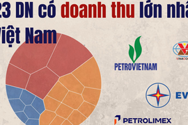 23 doanh nghiệp lớn nhất Việt Nam thu về gần 3,8 triệu tỷ đồng: 4 ông lớn nhà nước chiếm gần một nửa