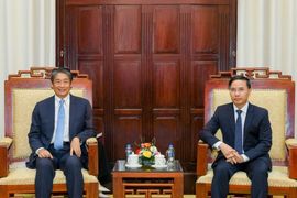 Thống đốc Phạm Đức Ấn tiếp Đại sứ đặc mệnh toàn quyền Nhật Bản tại Việt Nam